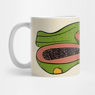 pretty pink papaya Mug